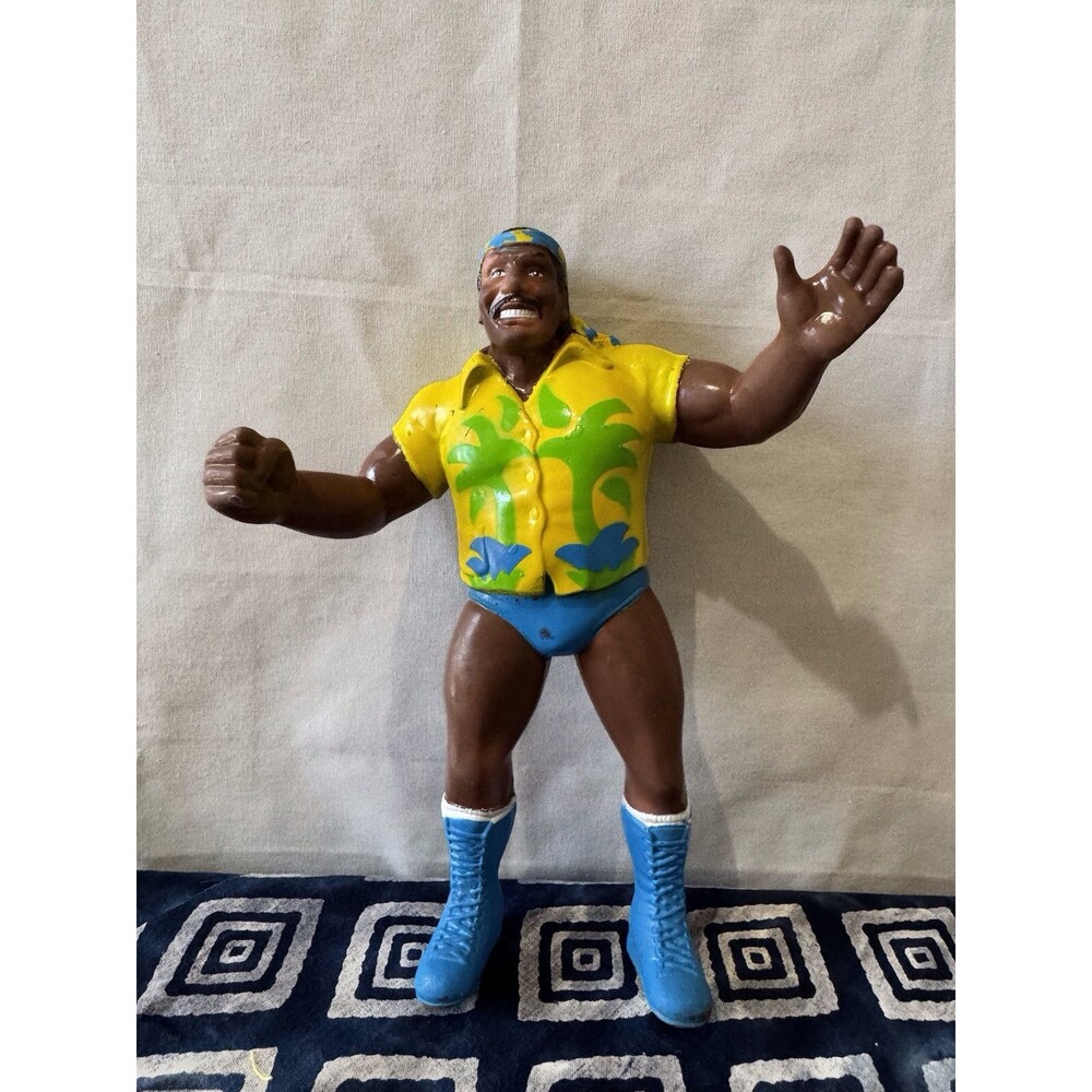 S.D Special Delivery Jones 1986 Hawaiian Shirt WWF LJN Titan Sports